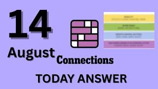 Connections NYT Hints For Today's Puzzle, Fri, Aug 14