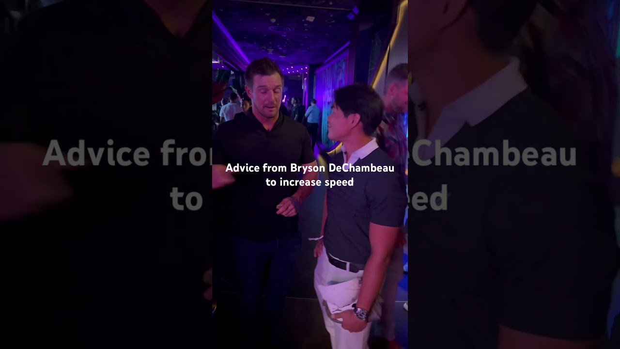 Had the honour of meeting Bryson DeChambeau in person 🥲 #BrysonDeChambeau #golf #shorts