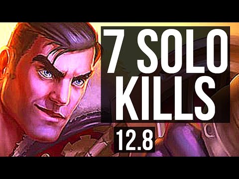 JAYCE vs SWAIN (TOP) | 7 solo kills, 17/4/10, 1.0M mastery, Godlike | EUW Master | 12.8