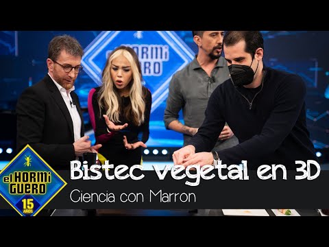 El primer bistec vegetal impreso en 3D - El Hormiguero