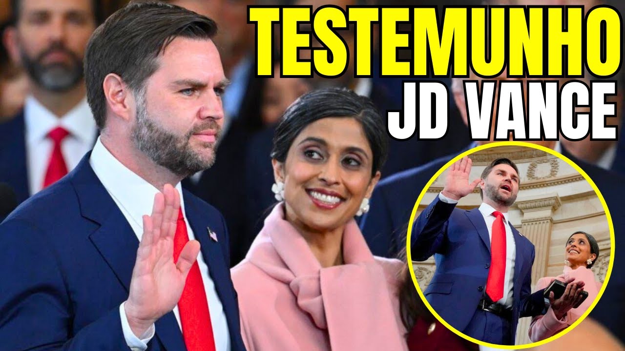 TESTEMUNHO DE FÉ - JD VANCE VICE-PRESIDENTE DOS ESTADOS UNIDOS - COMO SE TORNOU CRISTÃO E SUA ESPOSA
