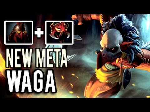 7.02 Double Lifesteal META by Waga Troll Warlord With Dominator and Madness Crazy Game Dota 2
