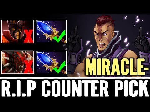 This is how you COUNTER PICK Miracle [Anti-mage] Gameplay Team Liquid Dota 2