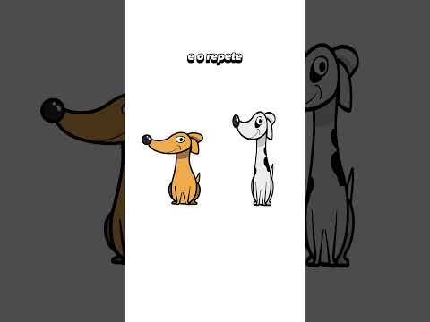 Dois cachorros e o loop #animação  #animação2d #humor #piada #animaçãoengraçada