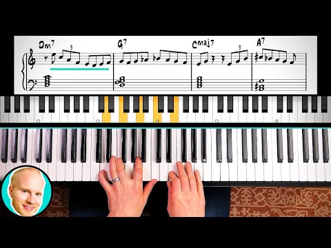 Easy Jazz Piano Arrangement of 'O Christmas Tree'