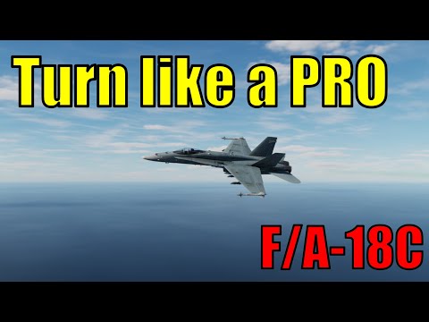 DCS F/A-18: How to turn like a PRO