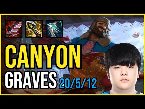 CANYON - GRAVES vs. NIDALEE Jungle | KR CHALLENGER | PATCH 11.1