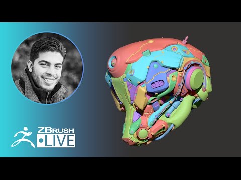 (Part 4) Use These Features to Finish Up Your Mech Details - Pablo Muñoz Gómez - ZBrush 2020
