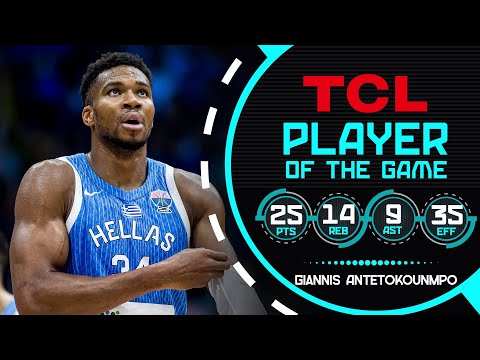 Inevitable! Giannis Antetokounmpo flirts with triple-double for GRE 🇬🇷 vs. ESP at #EuroBasket 2025