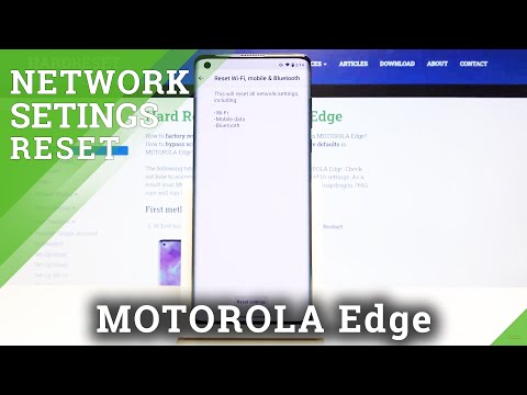How to Reset Network Settings on Motorola Edge - Restore Network