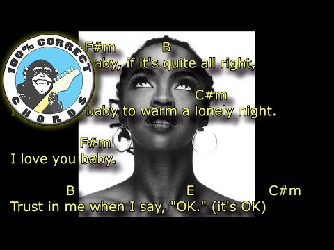 Cant' take my eyes off you - Lauryn Hill