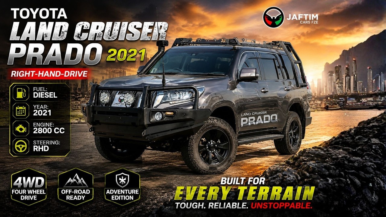 Toyota Prado TXL1 2.8 DIESEL ENGINE | AT | RHD | 4WD | ELECTRIC SEATS video