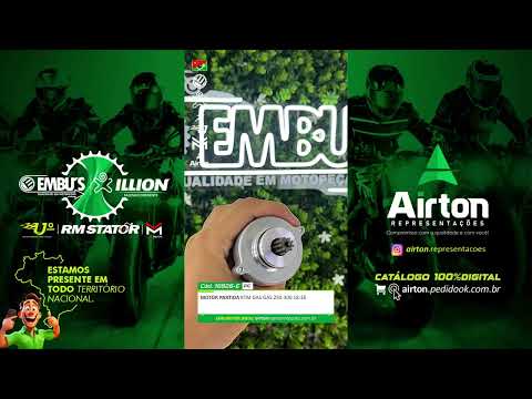 MOTOR PARTIDA KTM GAS GAS 250-300 18-26 EMBUS NOVIDADE