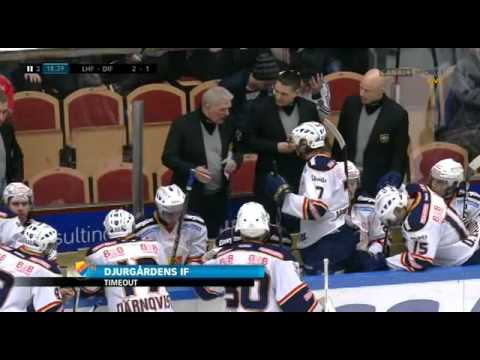 Luleå - Djurgården, kvartsfinal 3. Mål och läktartryck