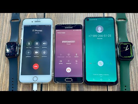 Incoming, Outgoing Calls Apple Watch SE, iPhone 7, Samsung Galaxy A5, Tecno Camon 16, Apple Watch 7