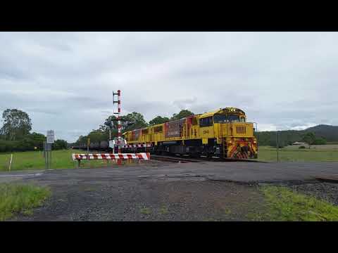 West Moreton coal train at Calvert
