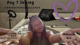 Welcome to J Sew Tastic/Day 7 Sewing the Bustier #30minsewchallenge