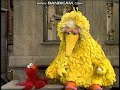 Classic Sesame Street Elmo And Big Bird Barkley Sleeping 1986