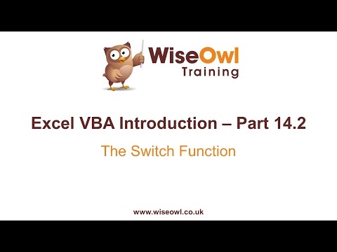 Excel VBA Introduction Part 54.2 - The Switch Function