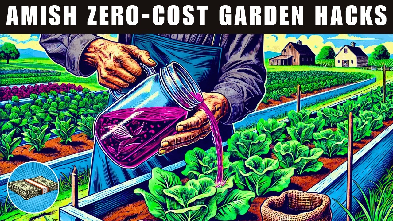Amish 25 FREE Organic Gardening Hacks You'll Wish You Knew Sooner