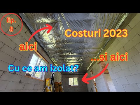 Ep. 8. Montez Ferestrele | Izolatie In Tavan | Bariera Vapori | Self build | Insulation #casacubter