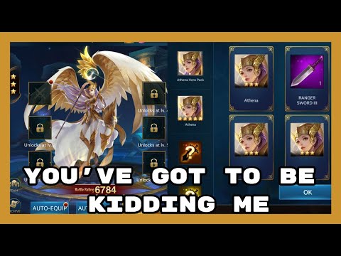 NEW HERO ATHENA IMPOSSIBLE TO GET | Heroes Evolved