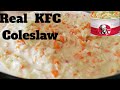 Perfect KFC Coleslaw Recipe// Make Your Own: KFC Coleslaw