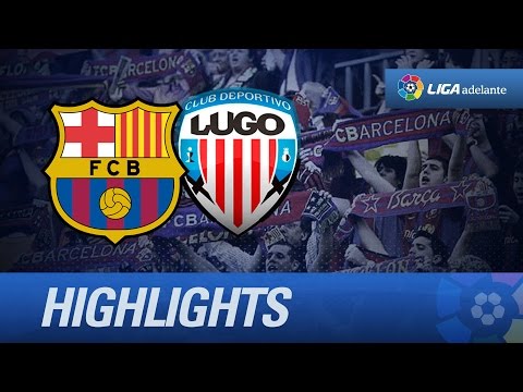 Resumen de FC Barcelona B (0-1) CD Lugo - HD