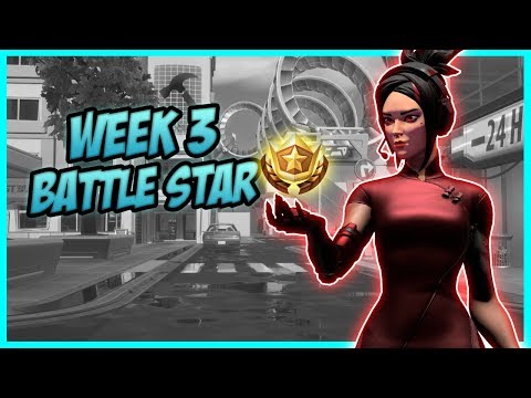 SEASON 9, Week 3 *SECRET* Battle Star Location! (Free Tier) - Fortnite Battle Royale