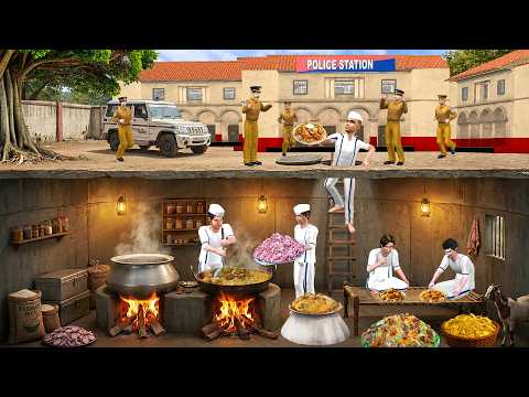 Jail Mein Secret Underground Kitchen Chor Ne Pakayi Chicken Biryani hindi moral stories