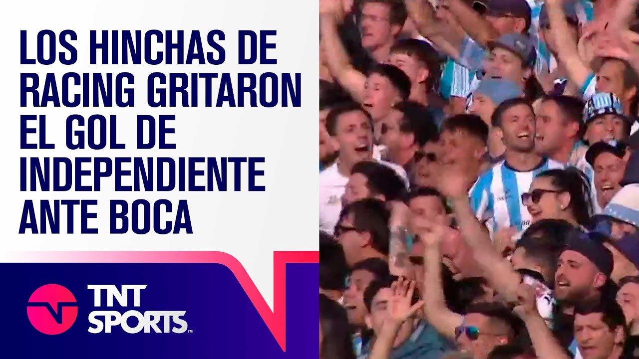 ¡INCREÍBLE! Los HINCHAS de RACING gritaron el GOL de INDEPENDIENTE y se ilusionan con el TORNEO
