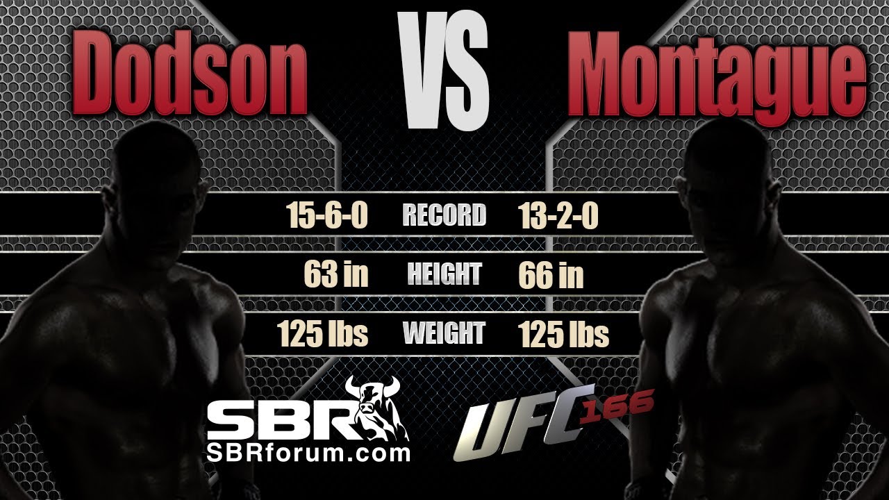 John Dodson  vs Darrell Montague Preview | UFC 166 Free Picks