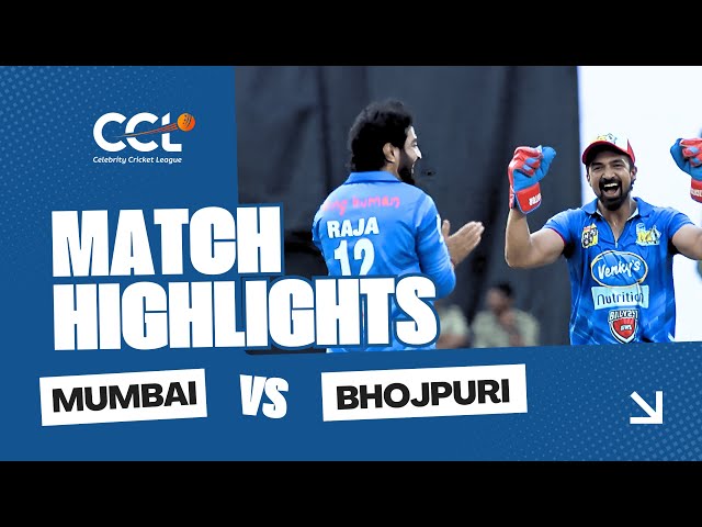 Pure Domination | Mumbai Vs Bhojpuri Match Highlights | Celebrity Cricket League