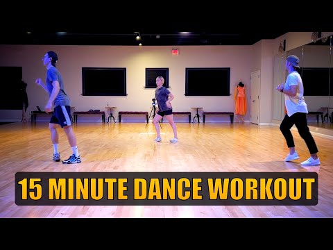 Back View! 15 Minute Dance Workout - Cumbia, Cha Cha, Salsa, Samba And American Rumba | Follow Along