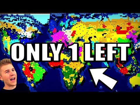 All 44 Nations Battle for Earth Until 1 Left! (Civilization Battle Royale)