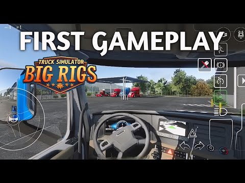 FIRST GAMEPLAY! of Truck Simulator Big Rigs (Android) by Dualcarbon - TSBR - YouTube