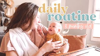 Daily Baby Routine (3 Month Old) ☀️ Full 24 Hours With an Infant — Nap Training & Sleep Schedule
