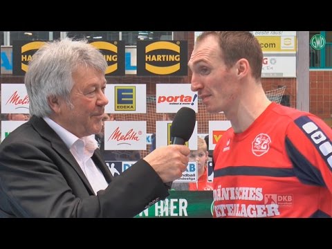 Interviews nach dem Spiel GWD Minden - SG Flensburg-Handewitt