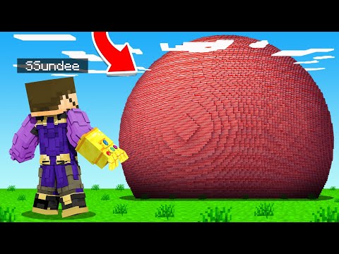 HOW To BUILD a THANOS NUKE in Minecraft (Insane Craft)