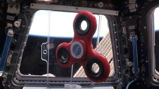 Astronauts Play With a Fidget Spinner in Space | Video