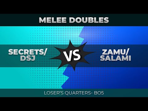 Zamu/salami vs Secrets/DSJ - Melee Doubles: Loser's Quarters - Low Tide City |