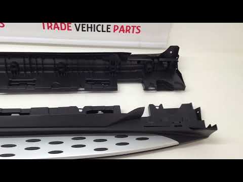 Fits Mercedes GLC X253 C253 2015-2022 Running Boards Side Steps OEM Style video