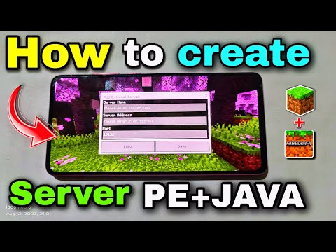 How to create a server in Minecraft JAVA+PE | how to make server in minecraft 1.20 | Hindi 2023