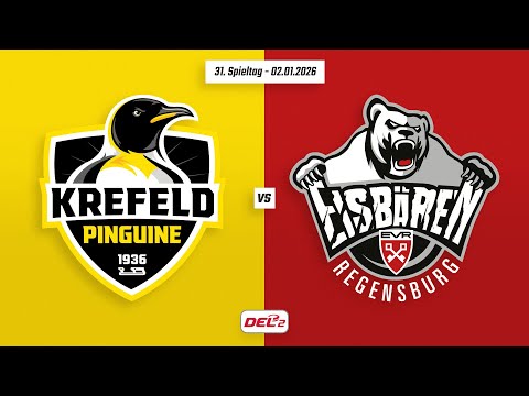 31. Spieltag DEL2 | Krefeld Pinguine vs. Eisbären Regensburg | Game Highlights