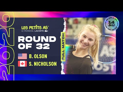 Les Petits As 2020 | Girls Round of 32 | Brooklyn Olson vs. Scarlett Nicholson