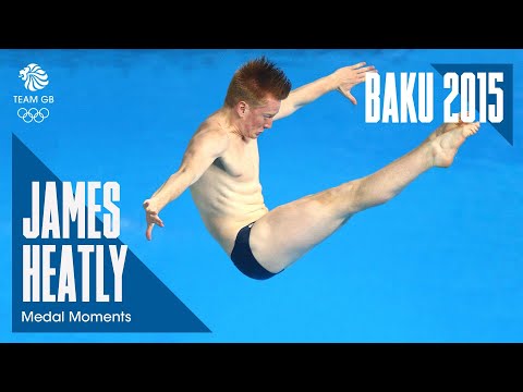 James Heatly Winning Gold in Men's 3m Springboard | Baku 2015 Medal Moments