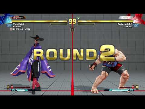 【SFV】【SFRePlayer】VegaPatch（FANG LP130431）VS ProblemX PC（ALEX LP202891）【20423】