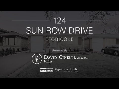 Just Listed - 124 Sun Row Drive, Etobicoke