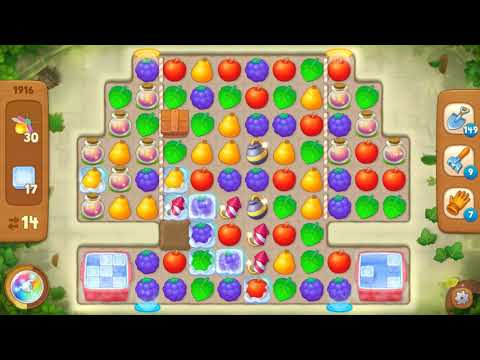 Gardenscapes Area 9 Day 1 Level 1916 - No Boosters Or Hacks