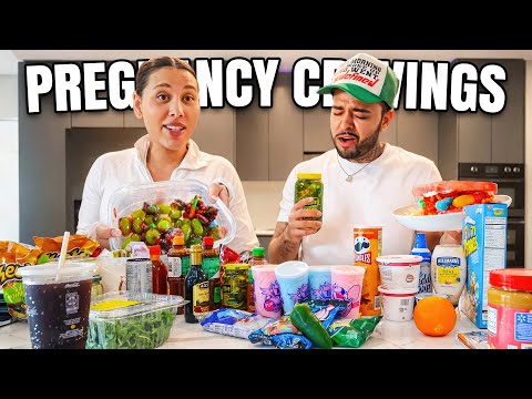 TESTING TIKTOK’S WEIRDEST PREGNANCY CRAVINGS! 🔥